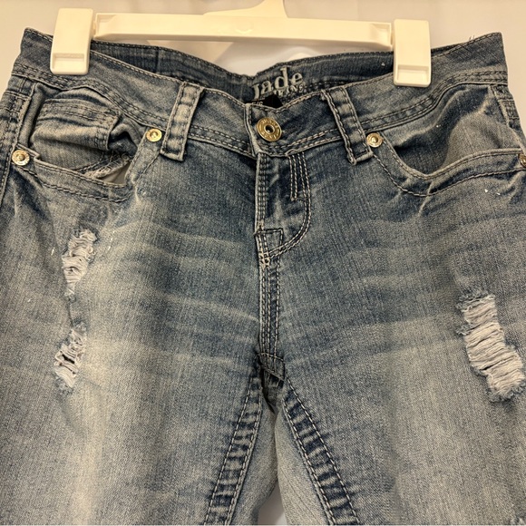 Jade Jeans Y2K Vintage Distressed Low Rise Jeans - Picture 4 of 6